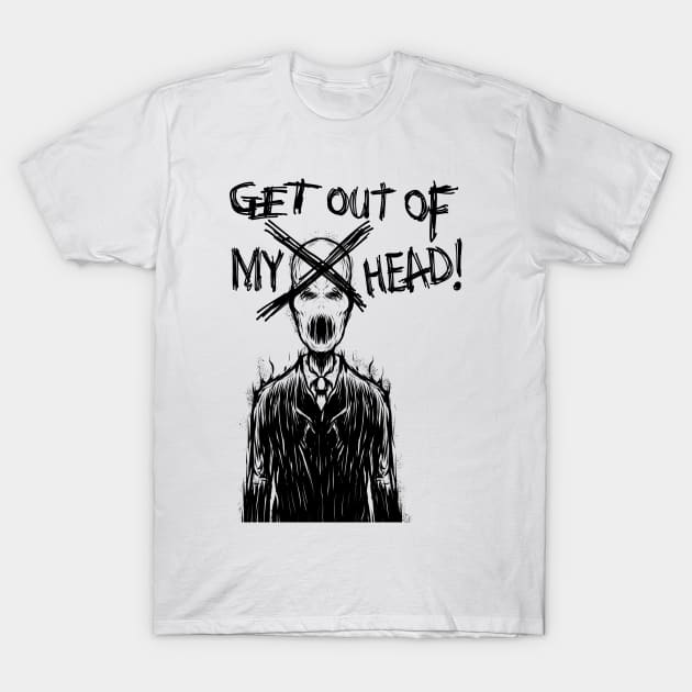 Lost in the Mind of Slender Man: Battling the Inner Demons T-Shirt by Holymayo Tee